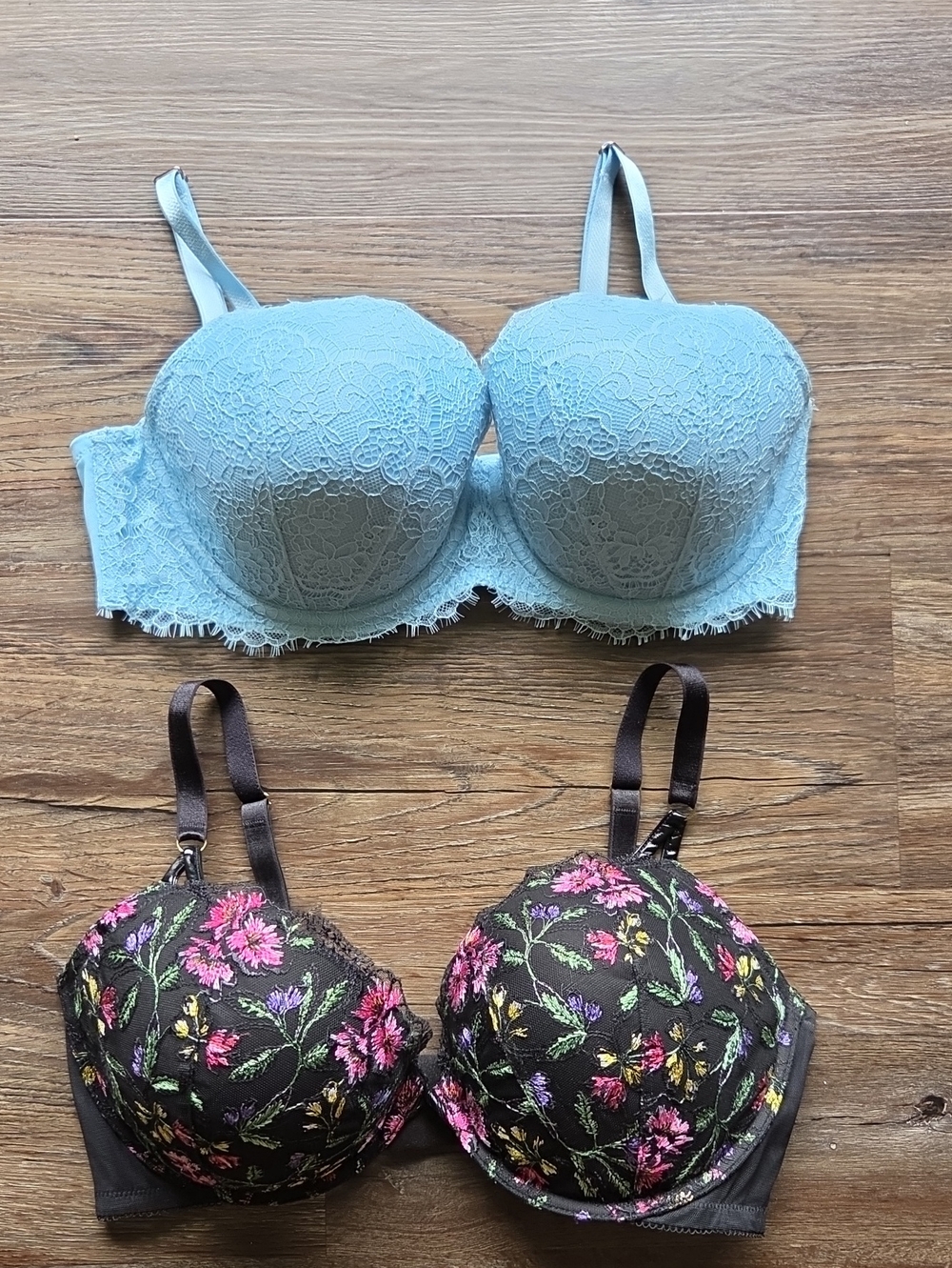 Victorias Secret Padded Lined Demi And Push Up Bra Lot Size 36dd